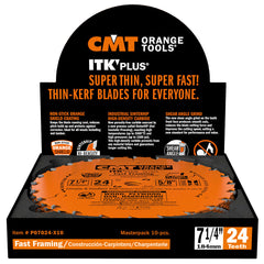 CMT P07024 ITK-PLUS® FAST FRAMING 7-1/4”x0.067”x0.039”x5/8”<> T=24 ATB+SHEAR