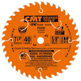 CMT P07040-X10 ITK-PLUS® FINISH 7-1/4”x5/8”<> T=40 ATB+SHEAR (10-PC. BULK MASTERPACK)