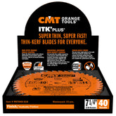 CMT P07040-X10 ITK-PLUS® FINISH 7-1/4”x5/8”<> T=40 ATB+SHEAR (10-PC. BULK MASTERPACK)