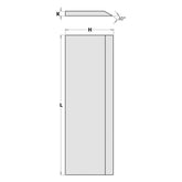 CMT 794.321 HS PLANER KNIVES 13%W 12-1/2’’x11/16’’x1/8’’ (3-PCS.)