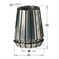 CMT 184.082.00 PRECISION COLLET DIN6499 ER40 D=5/16’’ (8mm)