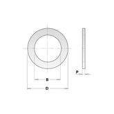 CMT 299.237.00 REDUCTION RING FOR SAW BLADES 22.2x15mm