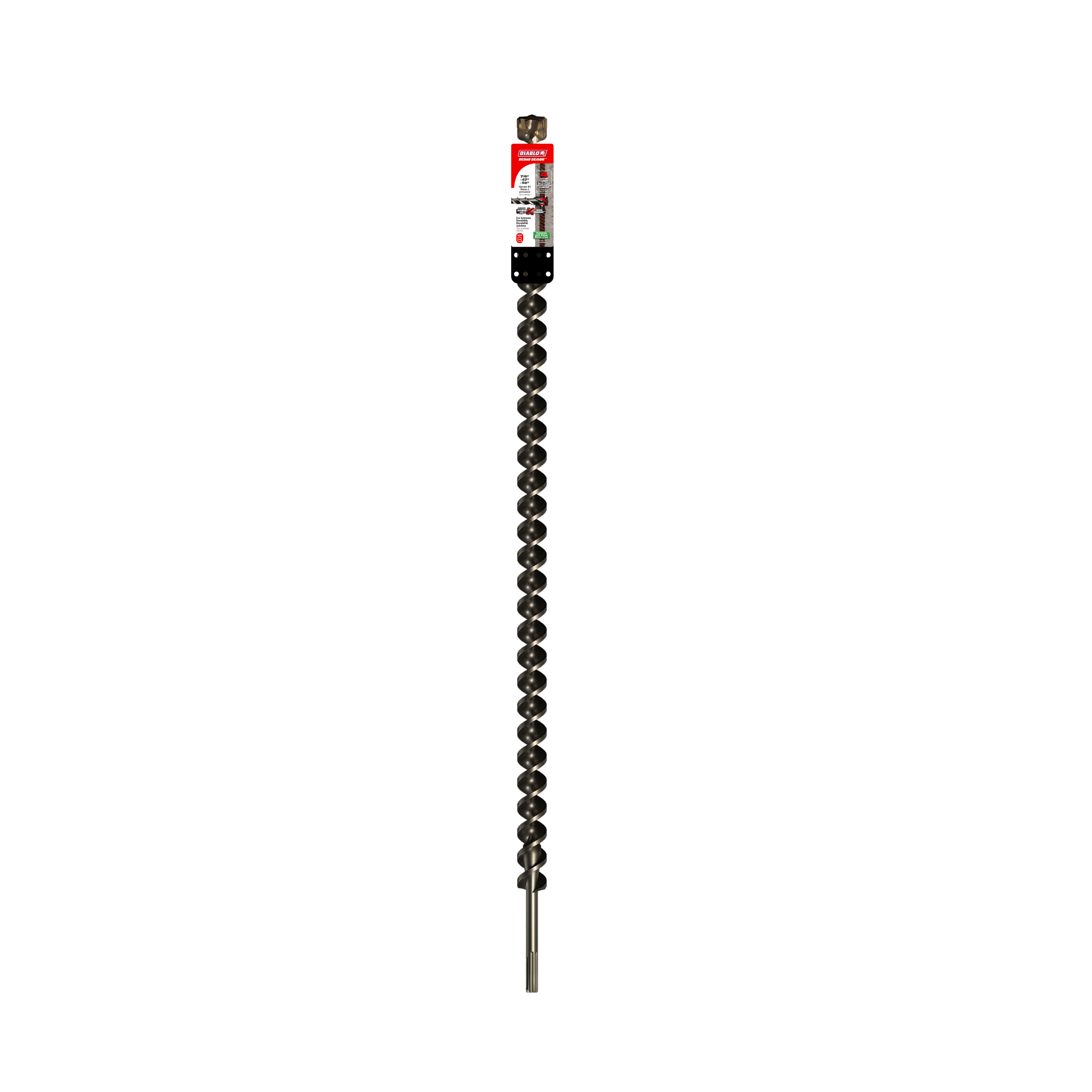 Diablo DMAMX1205 7/8" x 47" x 52" Rebar Demon™ SDS-Max 4-Cutter Full Carbide Head Hammer Drill Bit