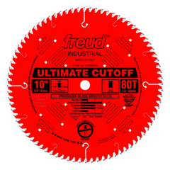 Freud LU85R010 10" Carbide Tipped Saw Blade for Crosscutting