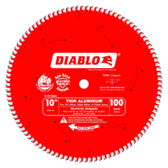 Diablo D10100N 10" x 100-Teeth Saw Blade for Thin Aluminum