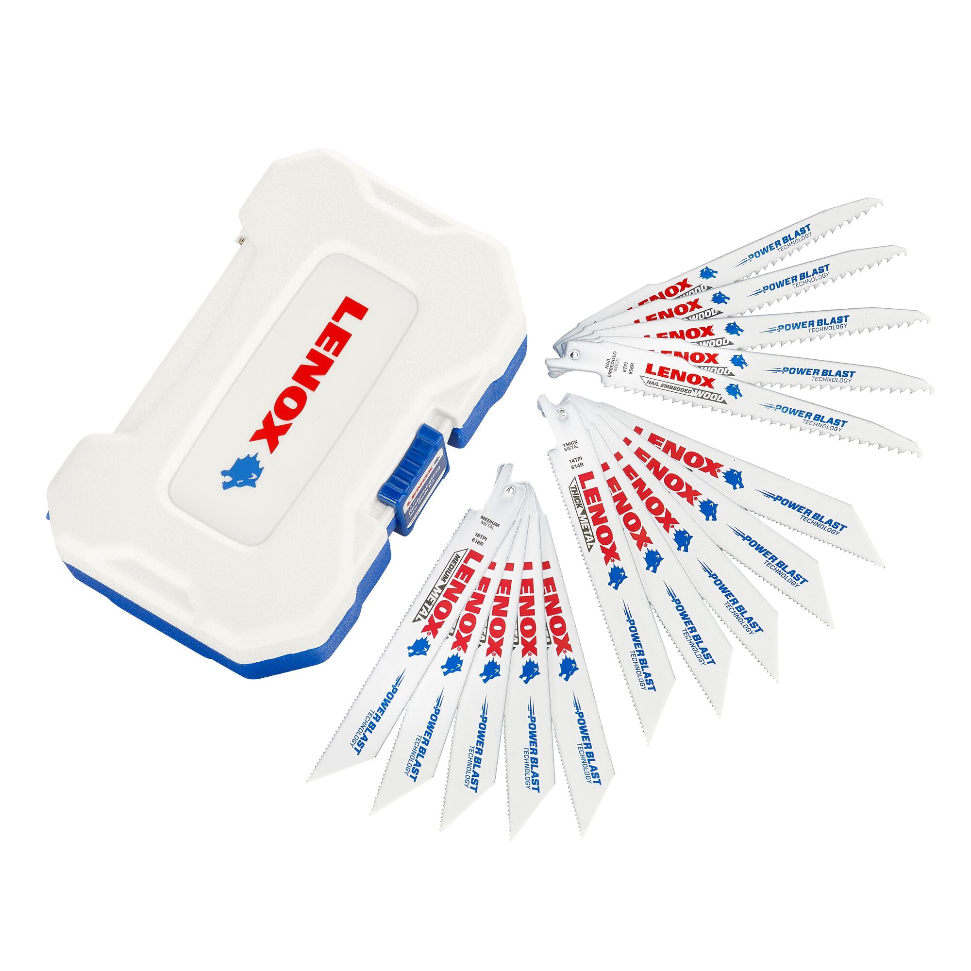 Lenox 1073415RKG 15-Piece General-Purpose Bi-Metal Reciprocating Saw Blade Kit with Case - image 2