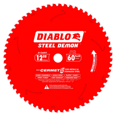 Diablo D1260CF 12" x 60-Teeth Steel Demon™ Cermet II Saw Blade for Medium Metal