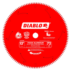 Diablo D1272N 12" x 72-Teeth Saw Blade for Thick Aluminum