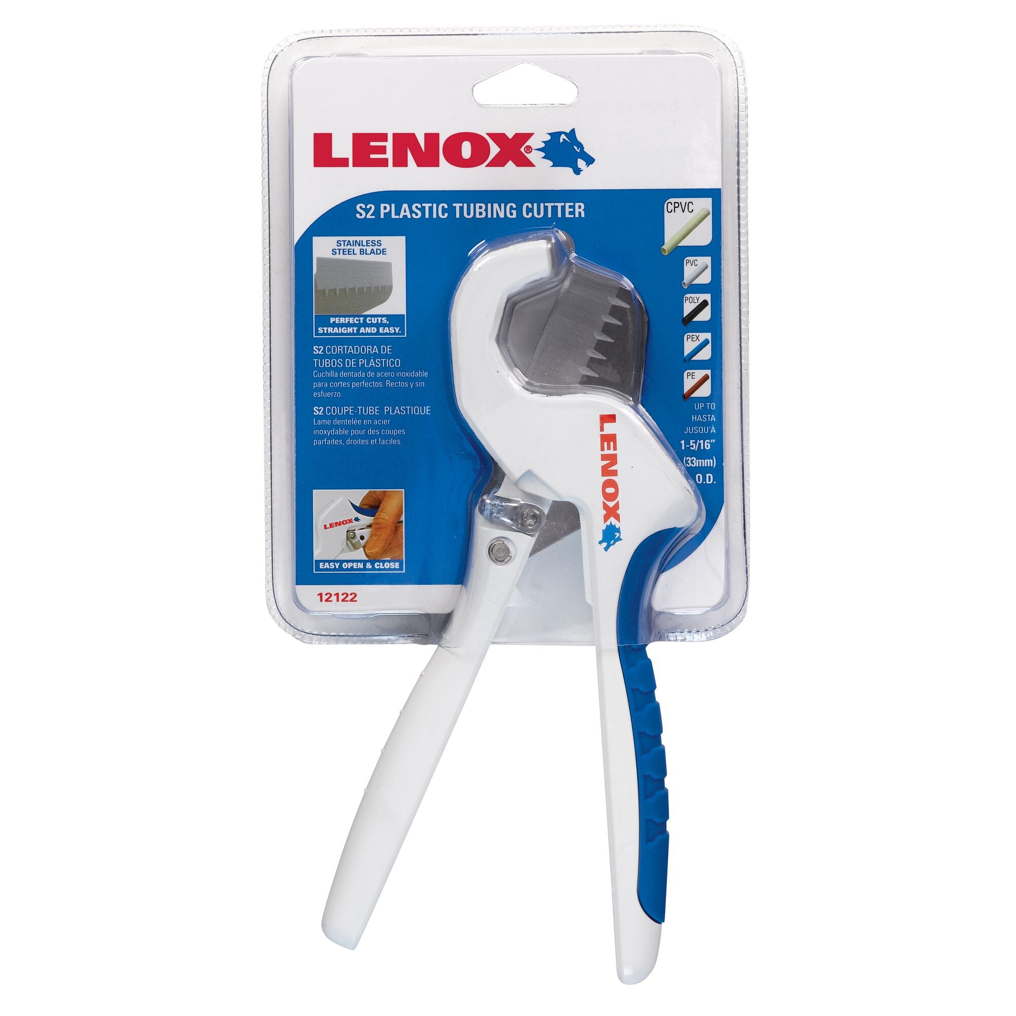 Lenox 12122S2 S2 CPVC Direct-Cut Tubing Cutter, up to 1-5/16" - image 7