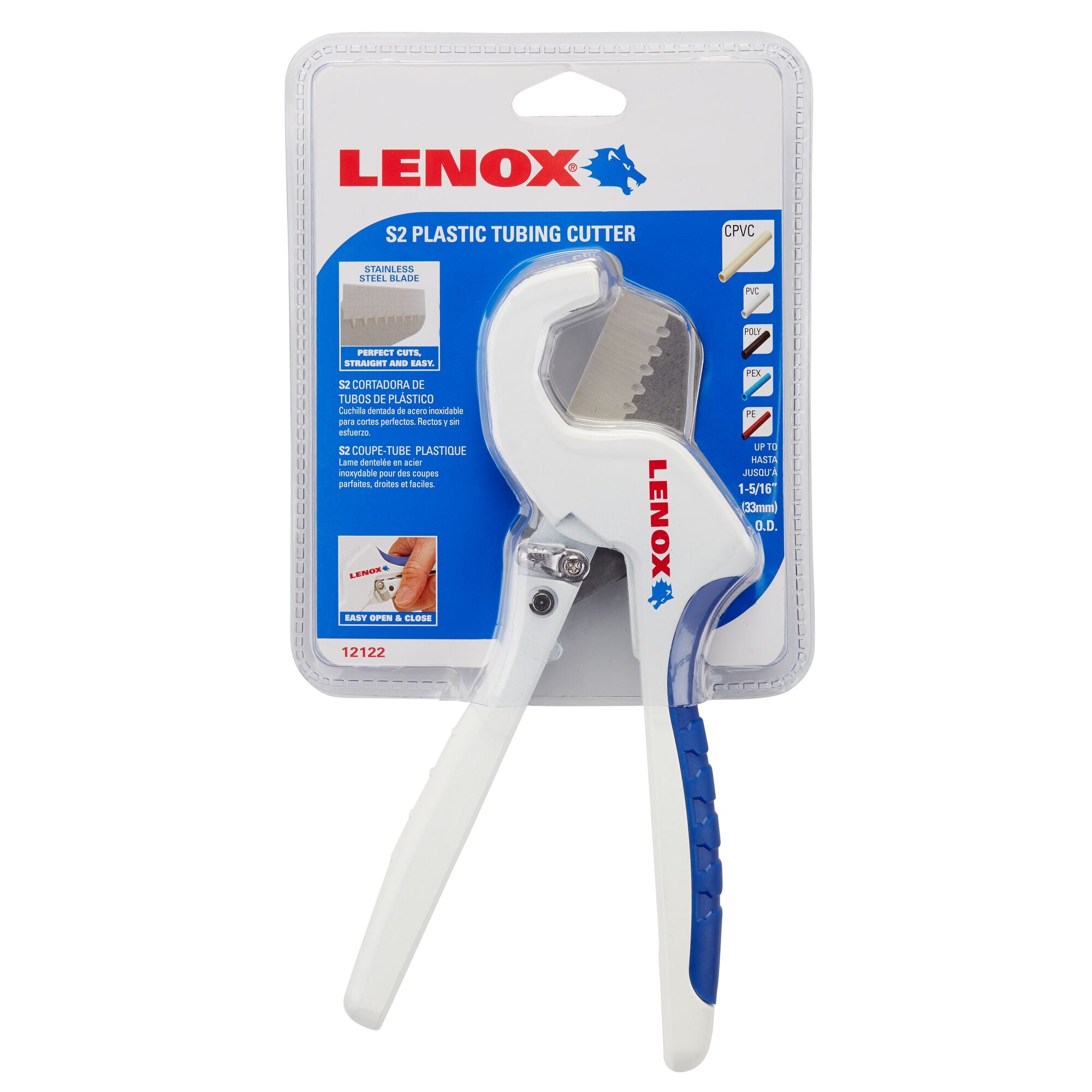 Lenox 12122S2 S2 CPVC Direct-Cut Tubing Cutter, up to 1-5/16" - image 8