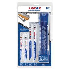 Lenox 121439KPE 9-Piece Bi-Metal Reciprocating Saw Blade Assortment with Case - image 2