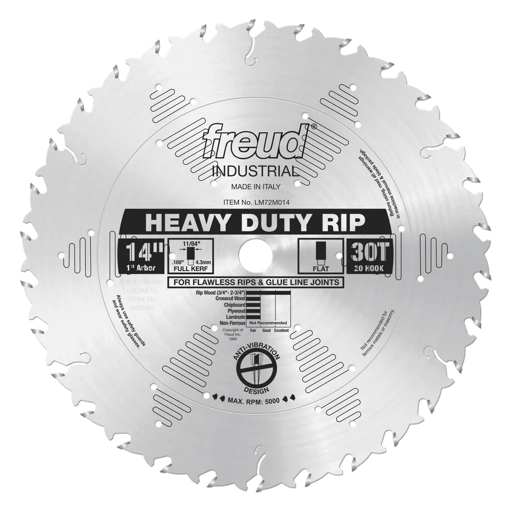 Freud LM72M014 14" Heavy-Duty Rip Blade