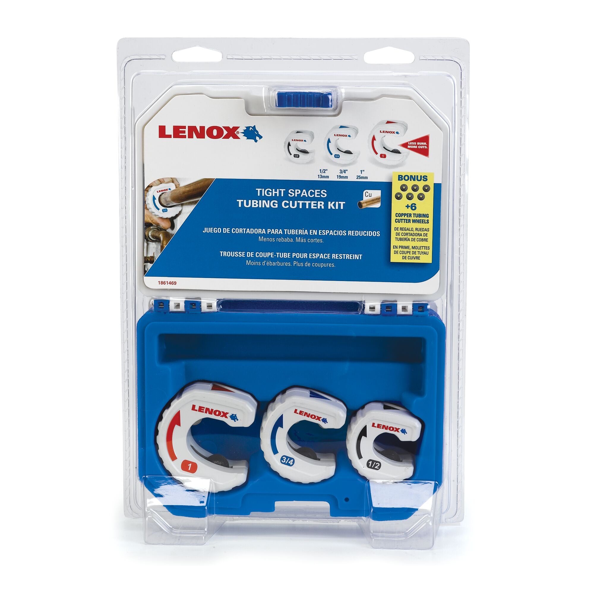 Lenox 14833TSK 3-Piece Tight-Space Tubing Cutter Kit (1/2", 3/4", 1") - image 4