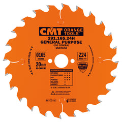CMT 291.165.24H GENERAL PURPOSE 6-1/2”x0.087”/0.063”x20mm T=24 ATB
