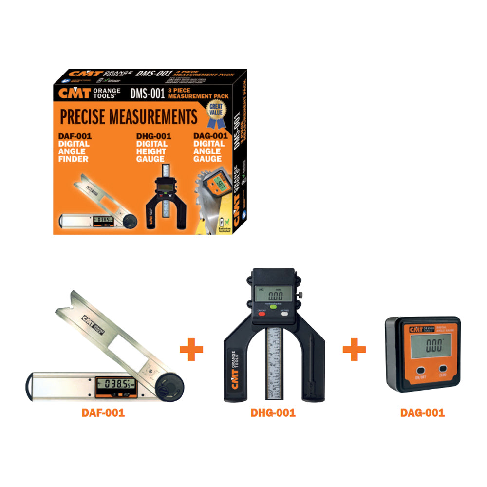 CMT DMS-001 3-piece Precise Measurament Pack