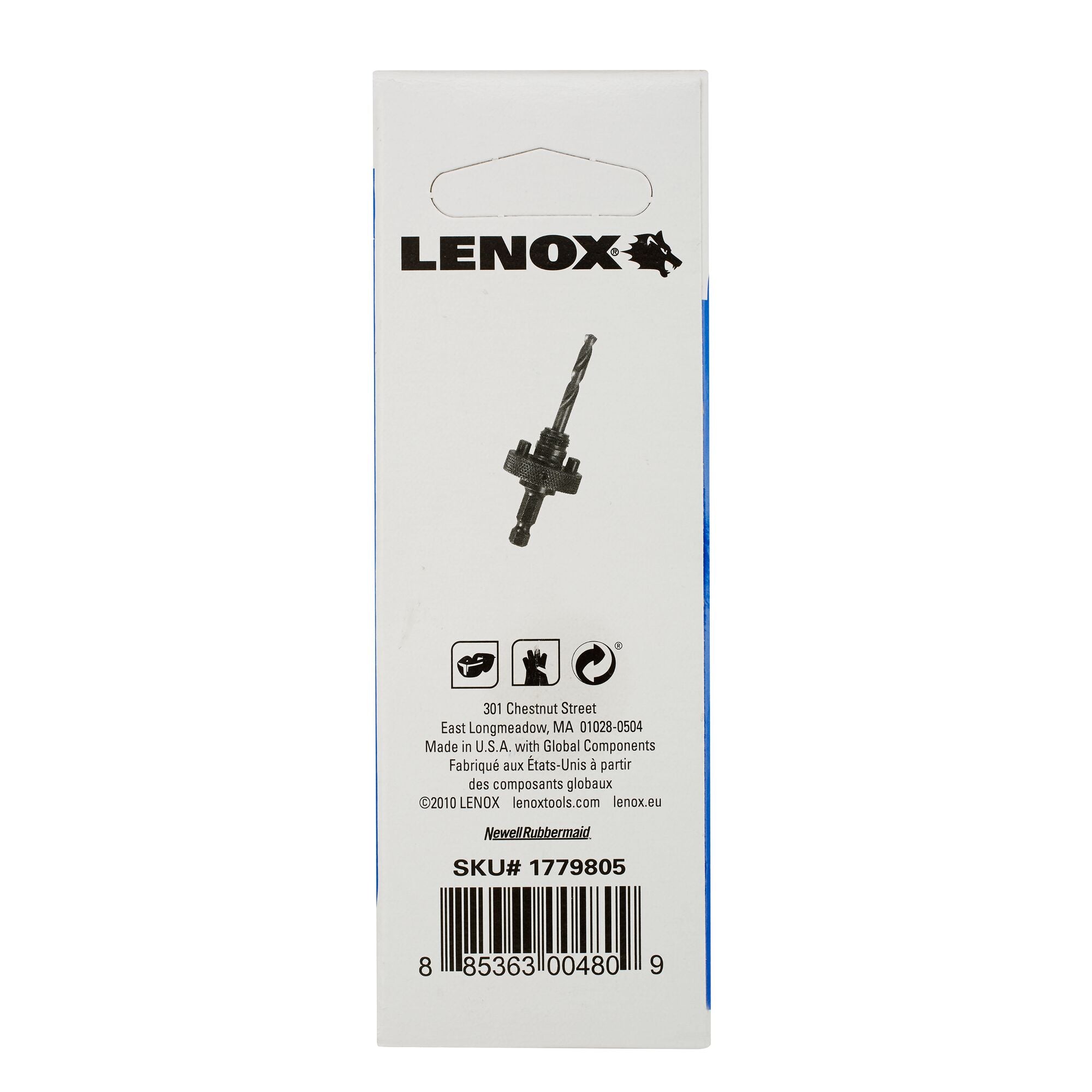 Lenox 1779805 6L T2 Hole Saw Arbor with 3-1/4" Pilot Drill - image 4