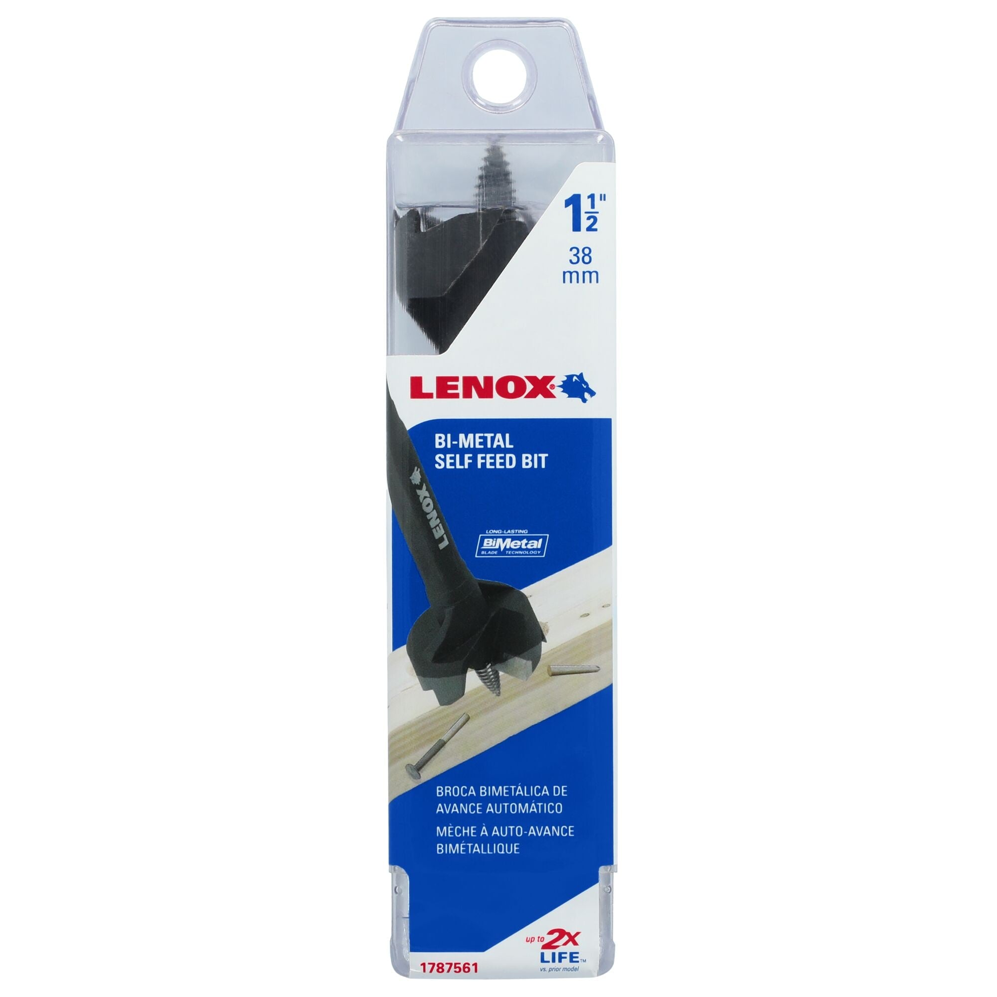Lenox 1787561 1-1/2" Bi-Metal Self-Feed Bit - image 2