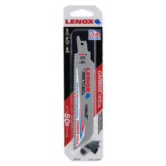 Lenox 2014223 6" x 1" x .050" 8 TPI Carbide Tipped Reciprocating Saw Blades, 5-Pack - image 2