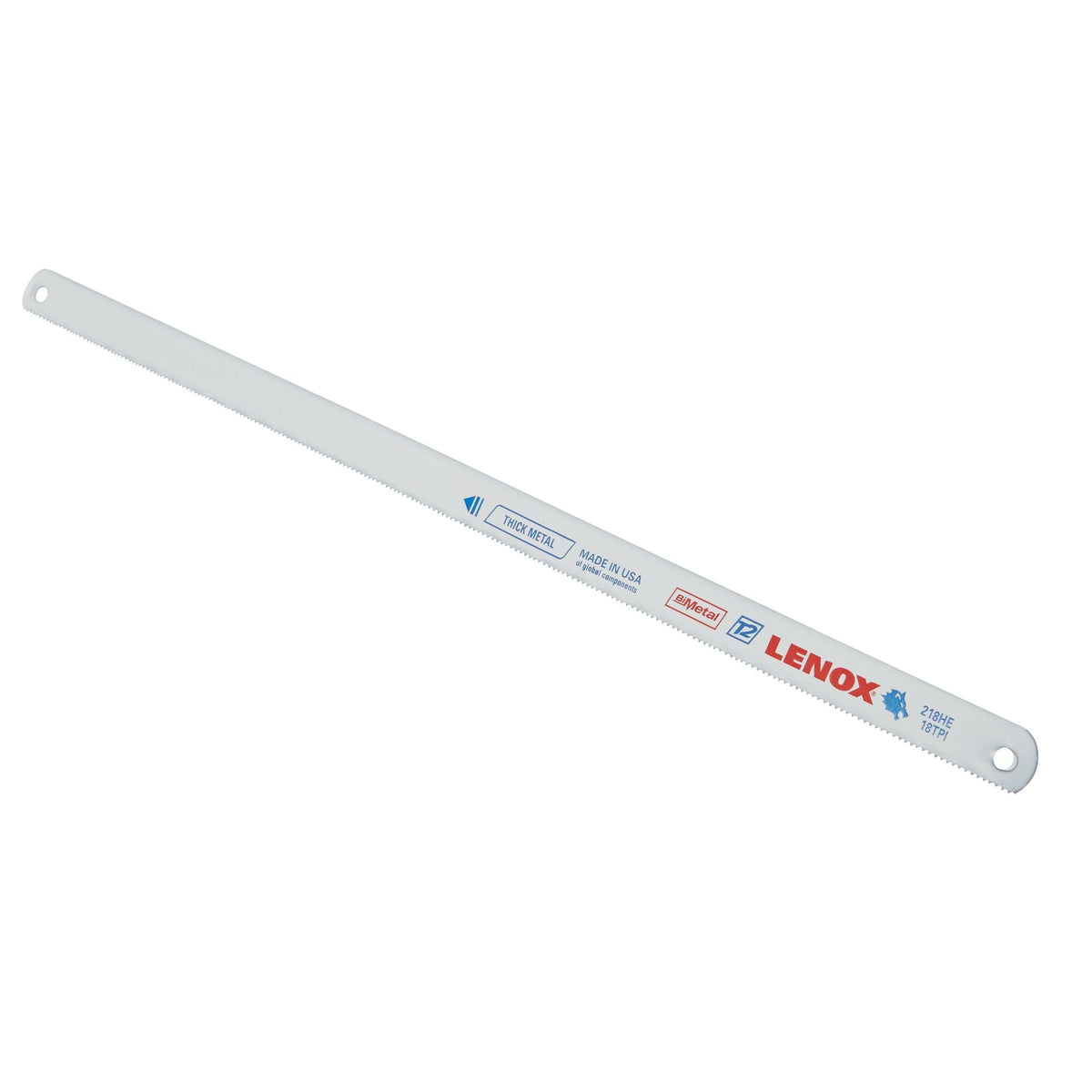 Lenox 20144V218HE 12" x 1/2" x .023" 18 TPI T2 Bi-Metal Hacksaw Blades, 10-Pack - image 1