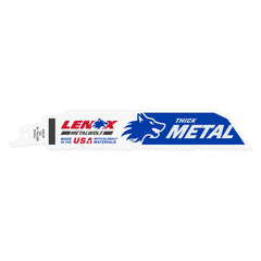 Lenox 201706110R 6" x 1" x .042" 10 TPI Bi-Metal Reciprocating Saw Blades, 5-Pack - image 1