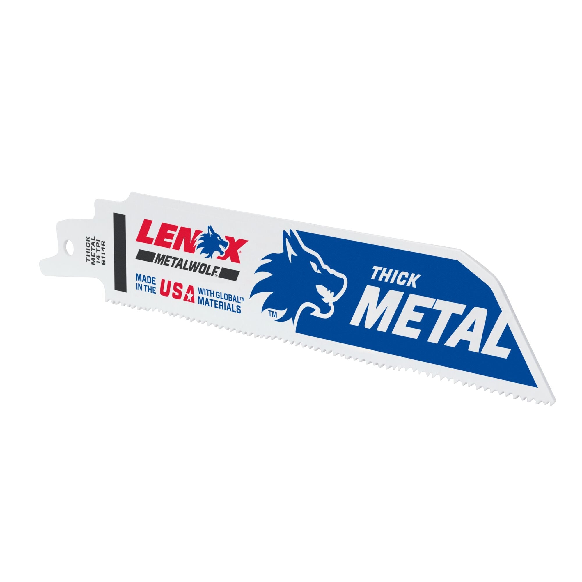 Lenox 20173B6114R 6" x 1" x .035" 14 TPI Bi-Metal Reciprocating Saw Blades, 25-Pack - image 3