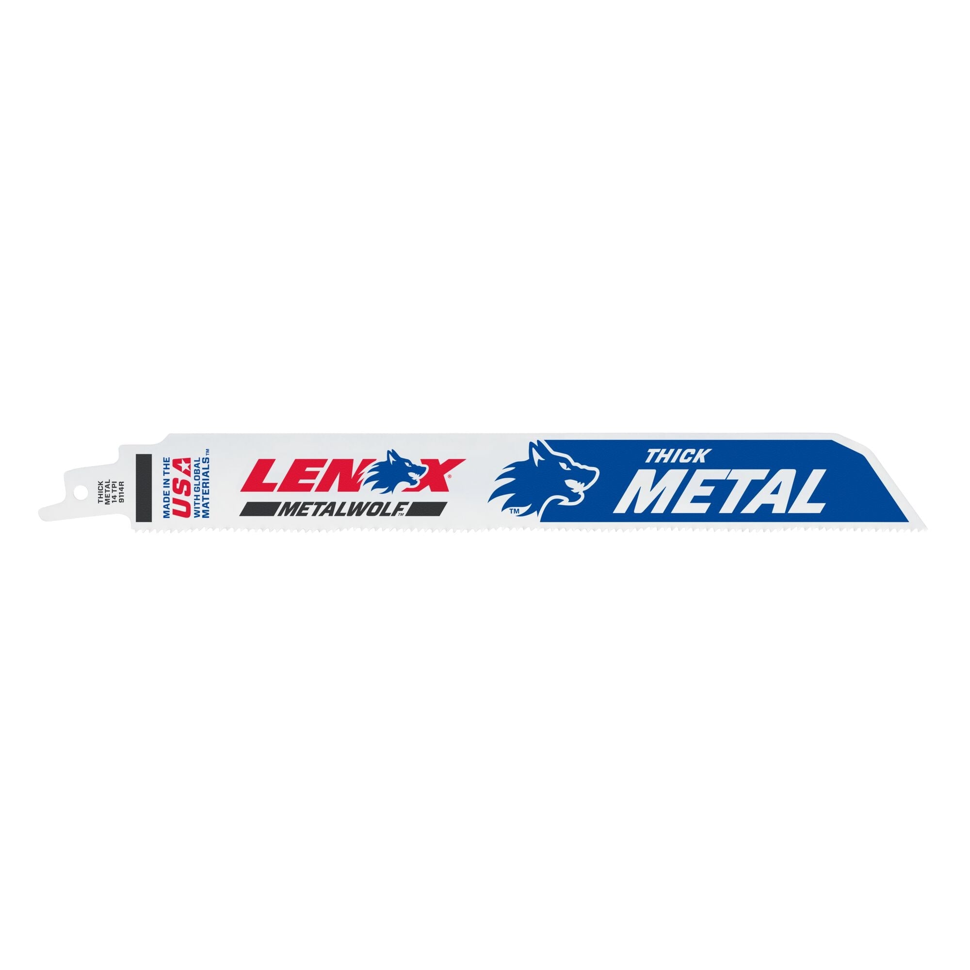 Lenox 20179B9114R 9" x 1" x .035" 14 TPI Bi-Metal Reciprocating Saw Blades, 25-Pack - image 4