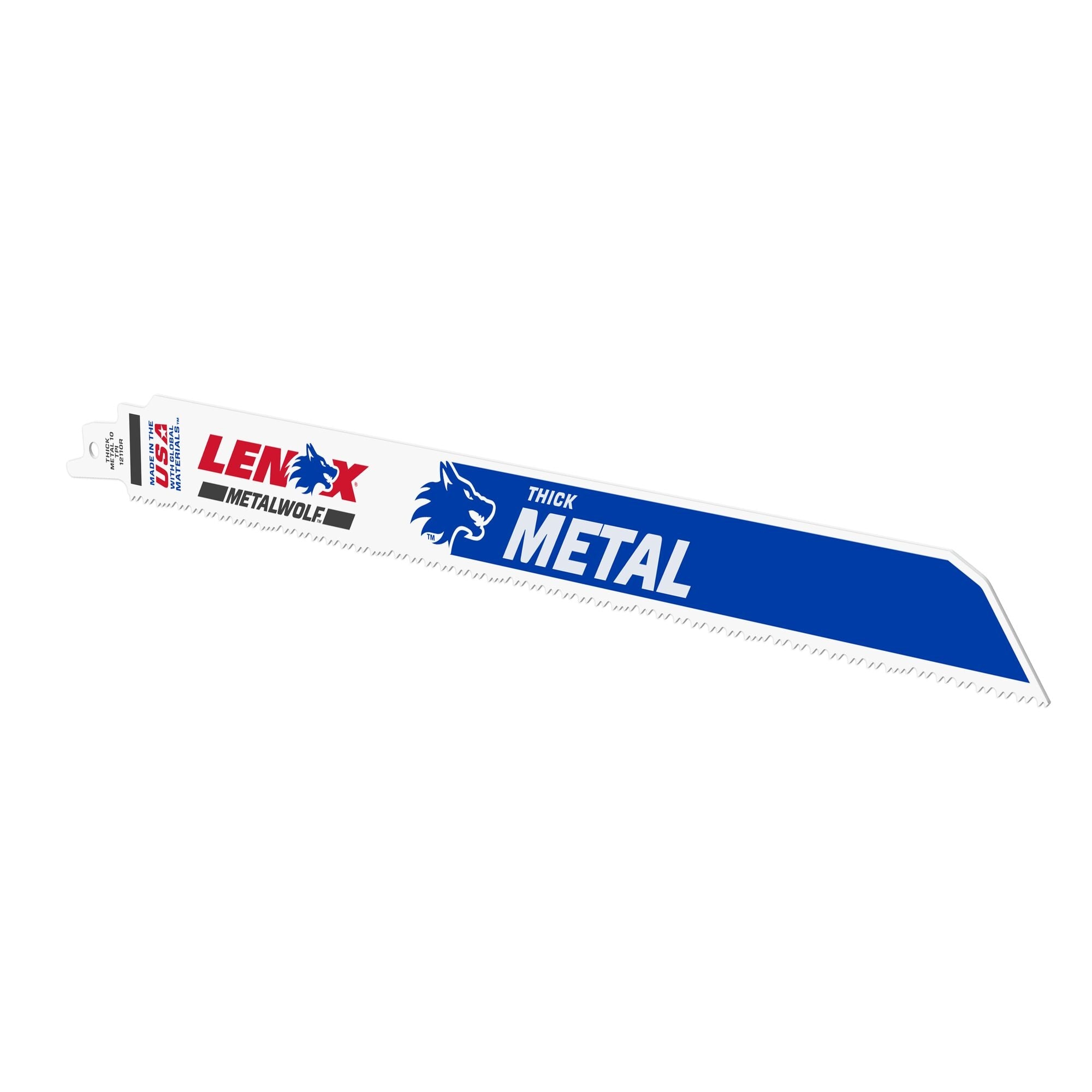 Lenox 2018212110R 12" x 1" x .042" 10 TPI Bi-Metal Reciprocating Saw Blades, 5-Pack - image 6