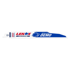 Lenox 20371966R5 DemoWolf 9" x 1" x .062" 6 TPI Bi-Metal Reciprocating Saw Blades, 5-Pack - image 4