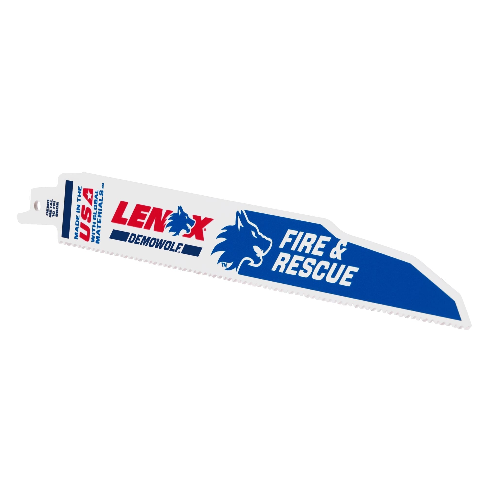 Lenox 20372960R5 9" x 1" x .062" 10 TPI Demolition Bi-Metal Reciprocating Saw Blades, 5-Pack - image 3