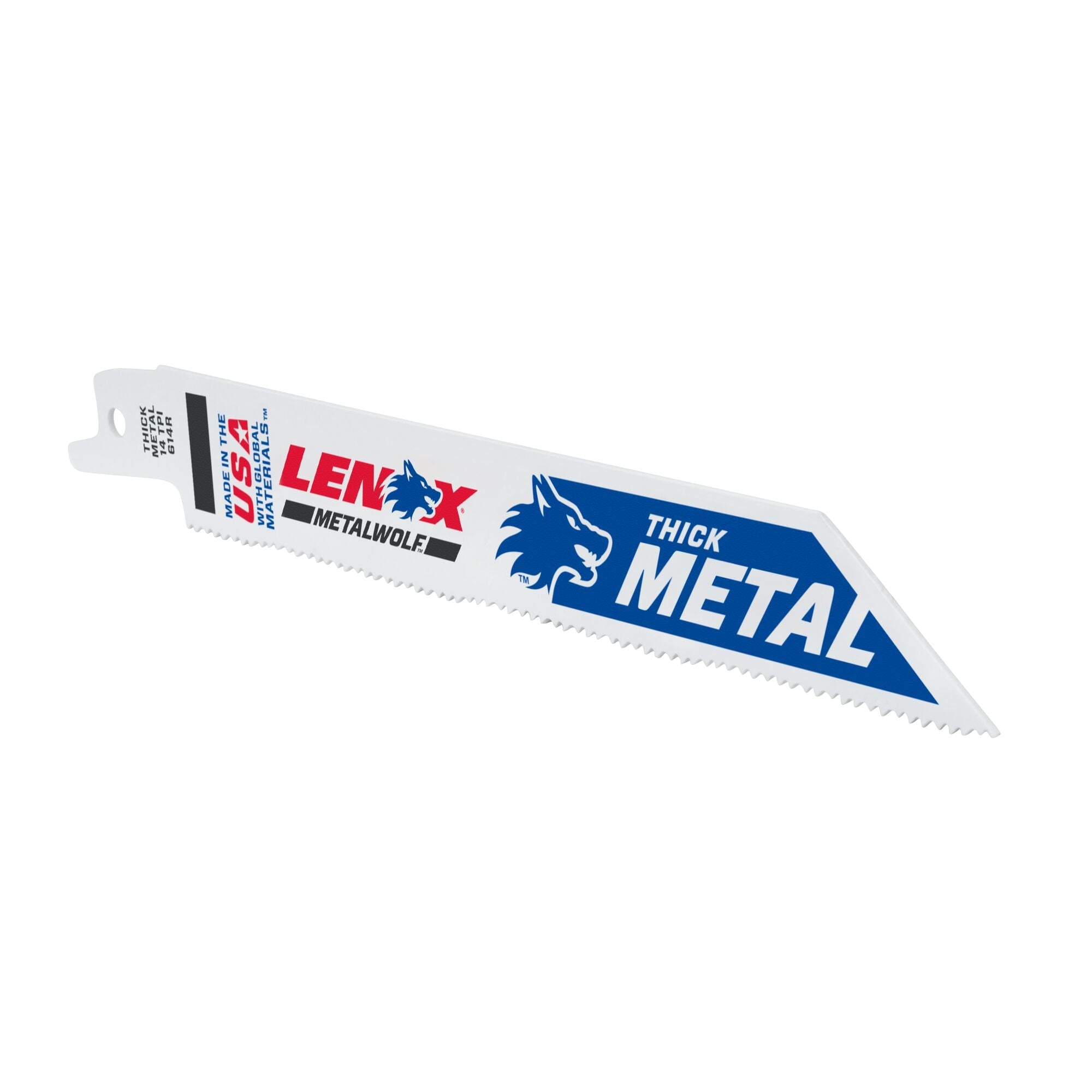Lenox 20494B614R 6" x 3/4" x .035" 14 TPI Bi-Metal Reciprocating Saw Blades, 25-Pack - image 3