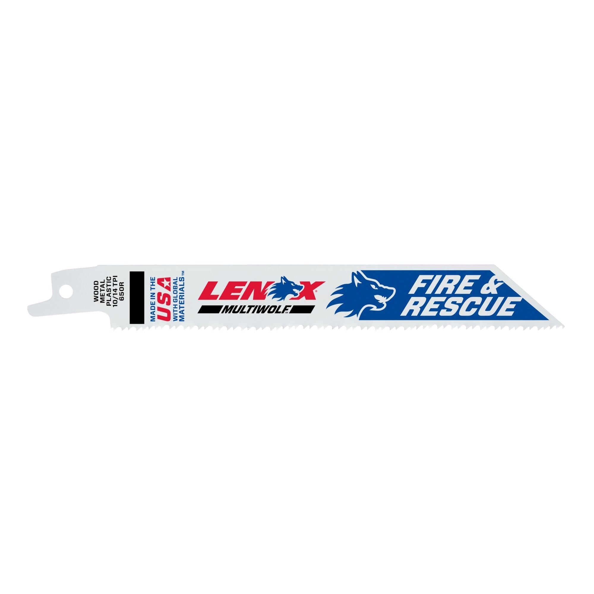 Lenox 20515B650R 6" x 3/4" x .050" 10/14 TPI Bi-Metal Reciprocating Saw Blades, 25-Pack - image 3