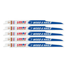 Lenox 20582956R 956R 9" x 3/4" x .050" 6 TPI Bi-Metal Reciprocating Saw Blades, 5-Pack - image 4