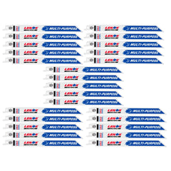Lenox 20590B810R 8" x 3/4" x .050" 10 TPI Bi-Metal Reciprocating Saw Blades, 25-Pack - image 1