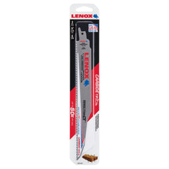 Lenox 2059102 DemoWolf Carbide-Tipped 9" 6 TPI Reciprocating Saw Blades, 3-Pack - image 2