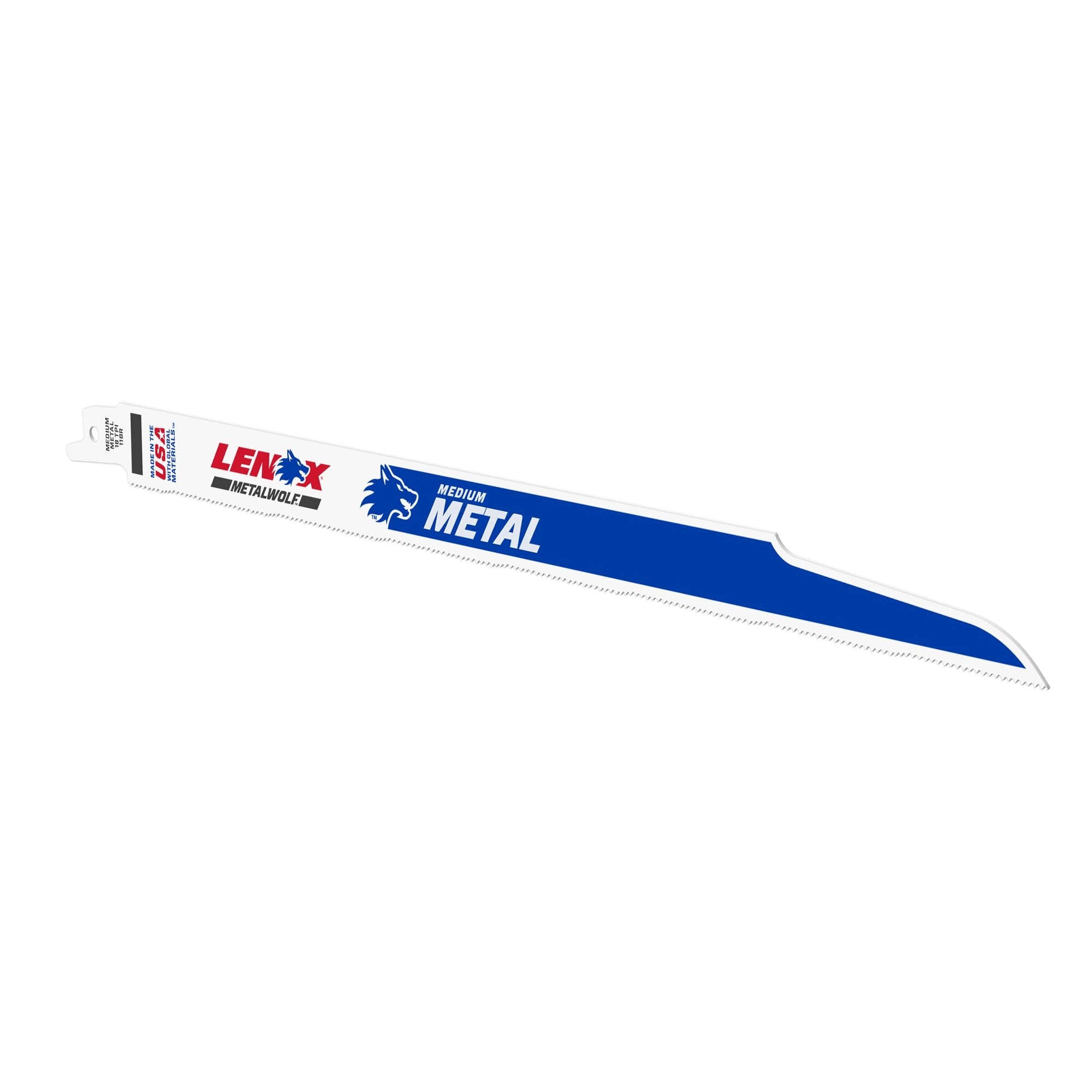 Lenox 21511B118R 12" x 3/4" x .035" 18 TPI Bi-Metal Reciprocating Saw Blades, 25-Pack - image 2