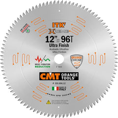 CMT 255.096.12 ITK Industrial Fine Finish Saw Blade, 12-Inch x 96 Teeth 40° ATB Grind with 1-Inch Bore