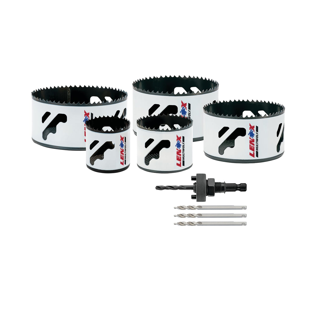 Lenox 30374500G Large General-Purpose Speed Slot Bi-Metal Hole Saw Kit, 9-Piece - image 1