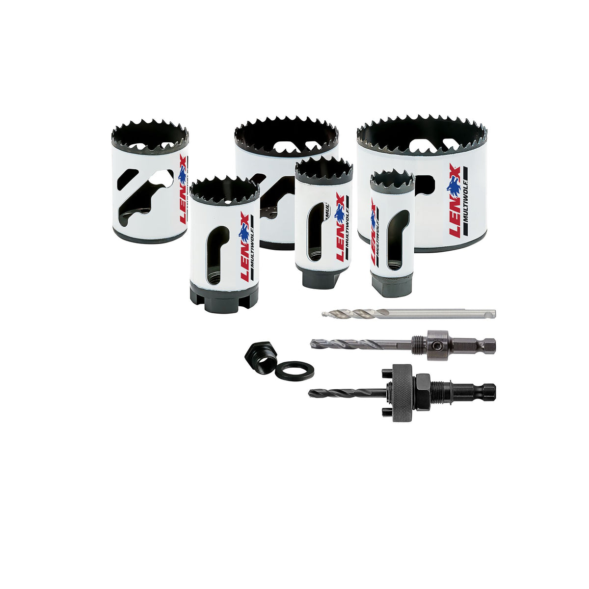 Lenox 30800600L Electrician Bi-Metal Hole Saw Kit, 10-Piece - image 1