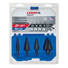 Lenox 30929VB30929 Vari-Bit Step Drill Bit Kit, 4 Sizes 1/8" to 1-3/8" - image 2