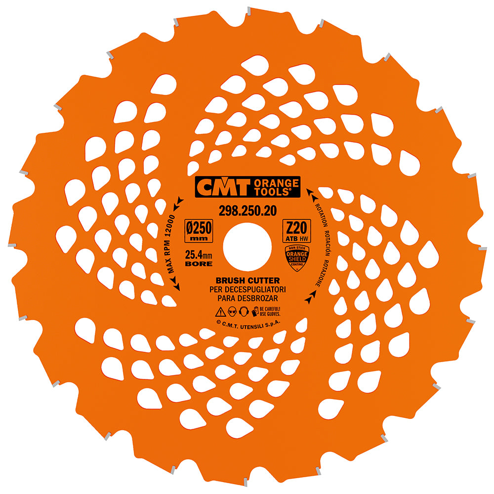 CMT 298.250.40 CLEARING GRASS, BUSHES, SMALL TREES 10”x1” (+20mm) T=40 ATB