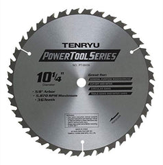 Tenryu PT-26036: 10-1/4" x 36 Tooth Power Tool Saw Blade