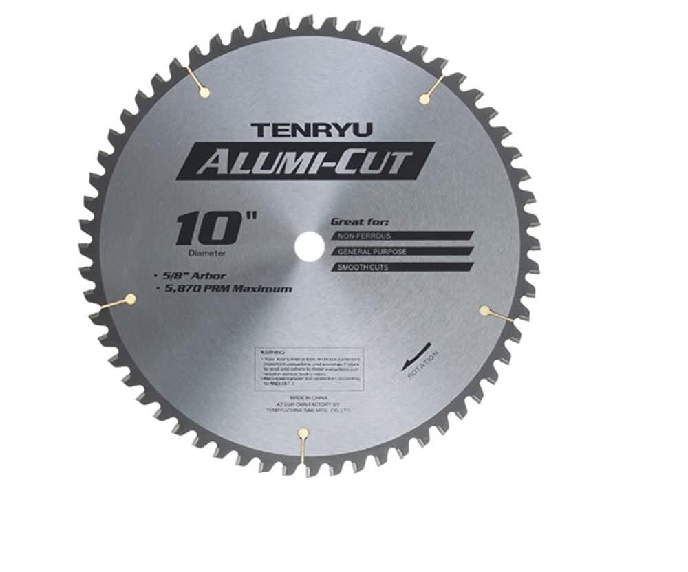Tenryu AC-25580DN: 10" x 80 Tooth Alumi-Cut Non-Ferrous Cutting Blade - image 2