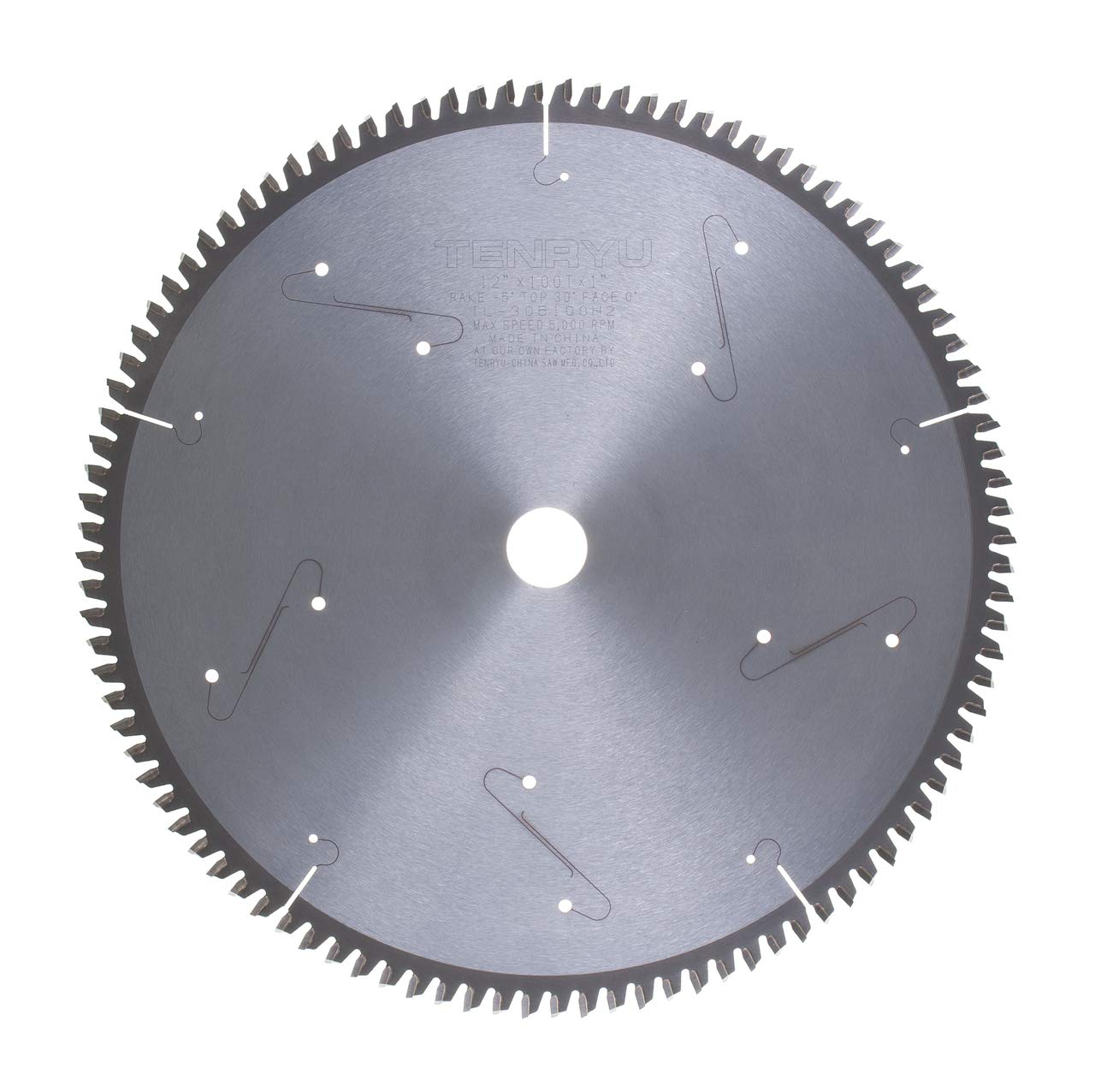 Tenryu IL-350100H3: 350mm x 100 Tooth Industrial Hi-ATB Melamine Melamine & Laminate Blade