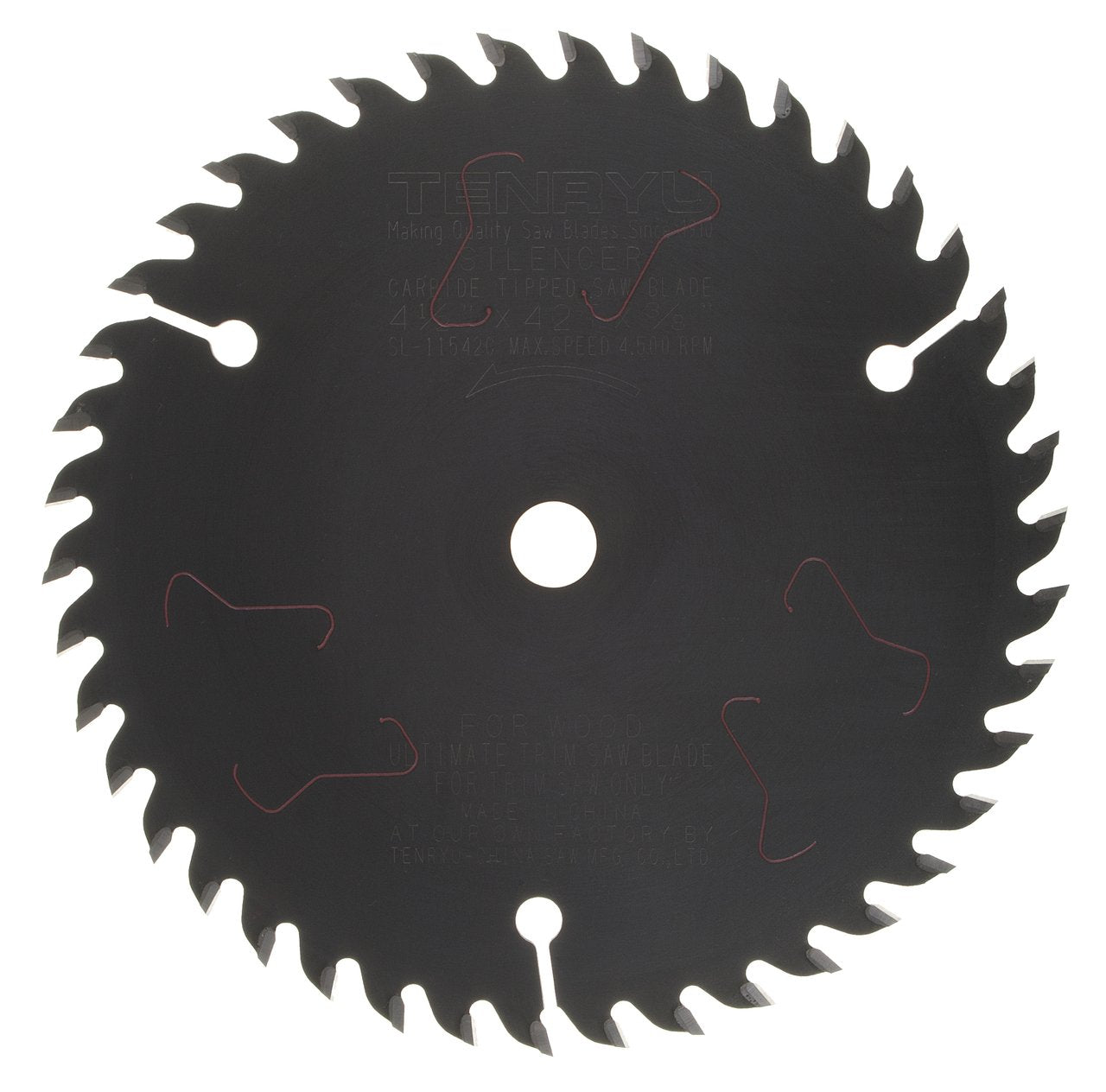 Tenryu SL-11542C: 4-1/2" x 42 Tooth Ultimate Trim Saw Blade
