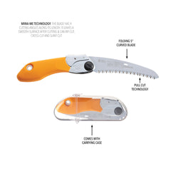 Silky POCKETBOY 726-13 Professional Series PocketBoy Curved Blade Folding Saw 130mm Large Teeth