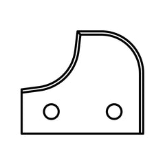 CMT 695.007.12 PAIR OF PROFILED KNIVES R=15/32’’ (34.8x29.3x2mm)