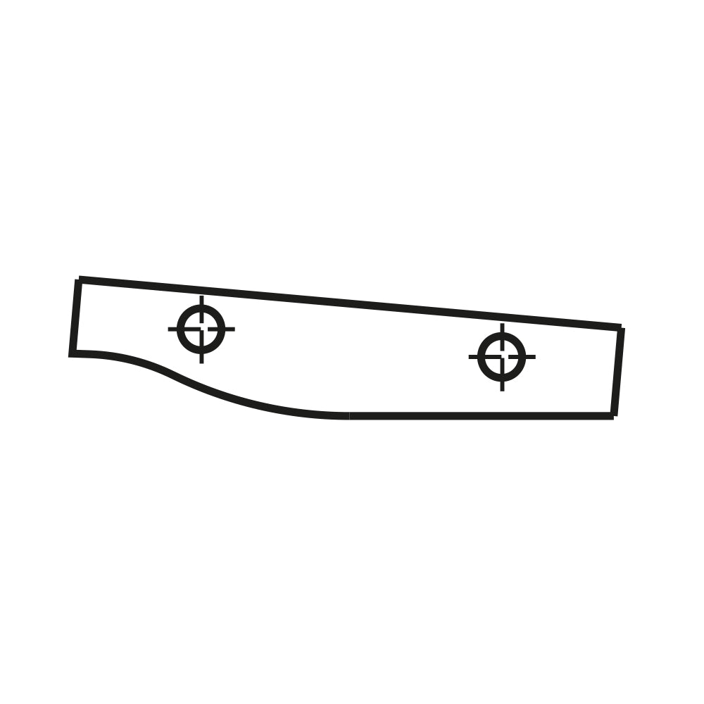 CMT 695.013.A2 PAIR OF KNIVES (A2) FOR RAISED PANEL (60x11.9x1.5mm)