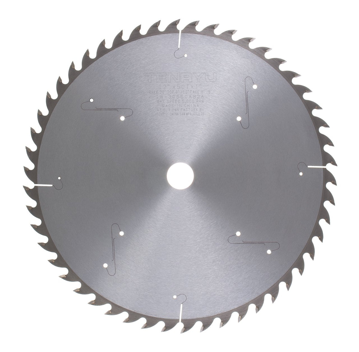 Tenryu IW-30550AB2A: 12" x 50 Tooth Industrial Saw Blade