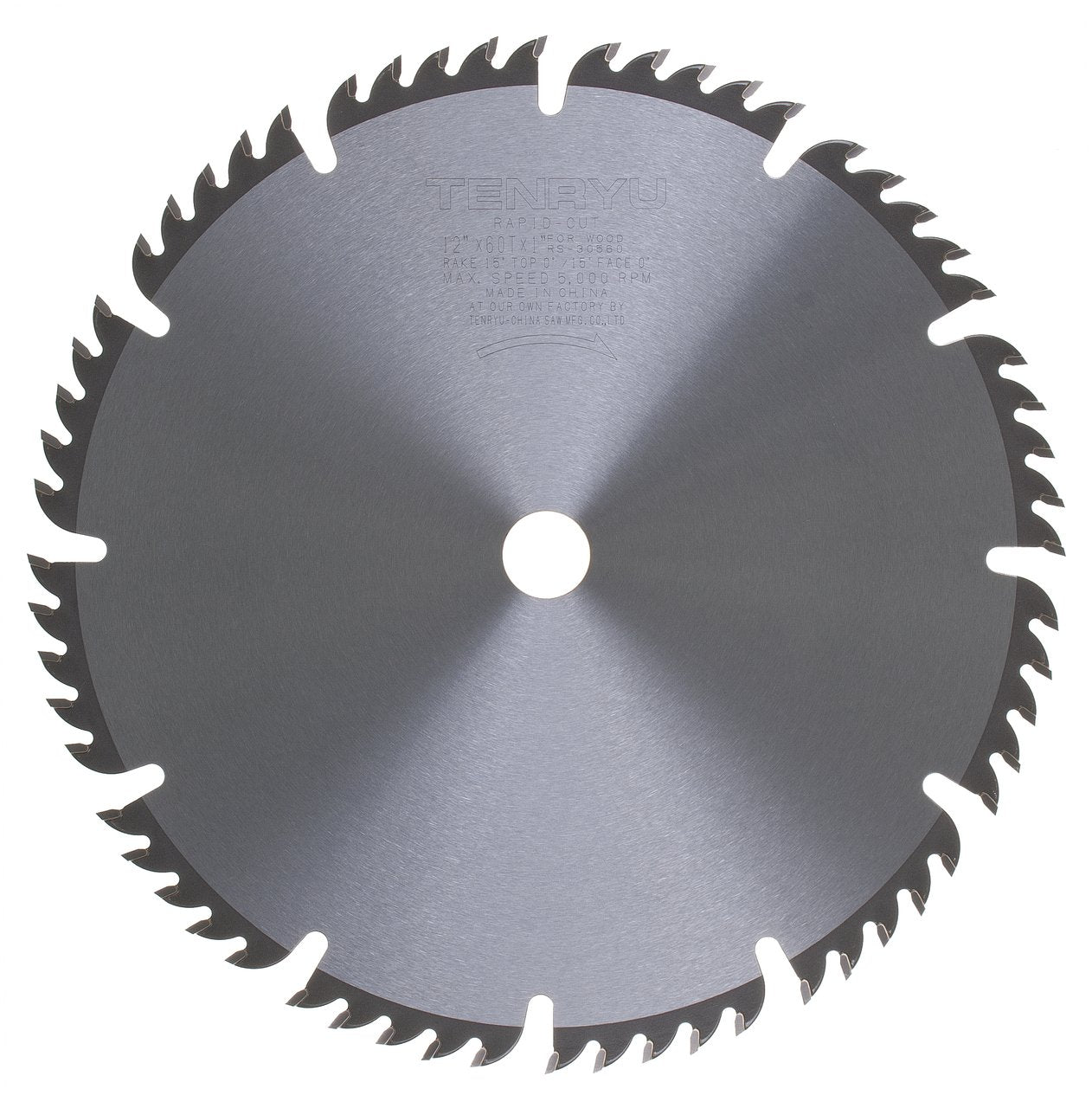 Tenryu RS-30560: 12" x 60 Tooth Rapid-Cut Table Saw Blade