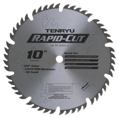 Tenryu RS-25550-2: 10" x 50 Tooth Rapid-Cut Table Saw Blade